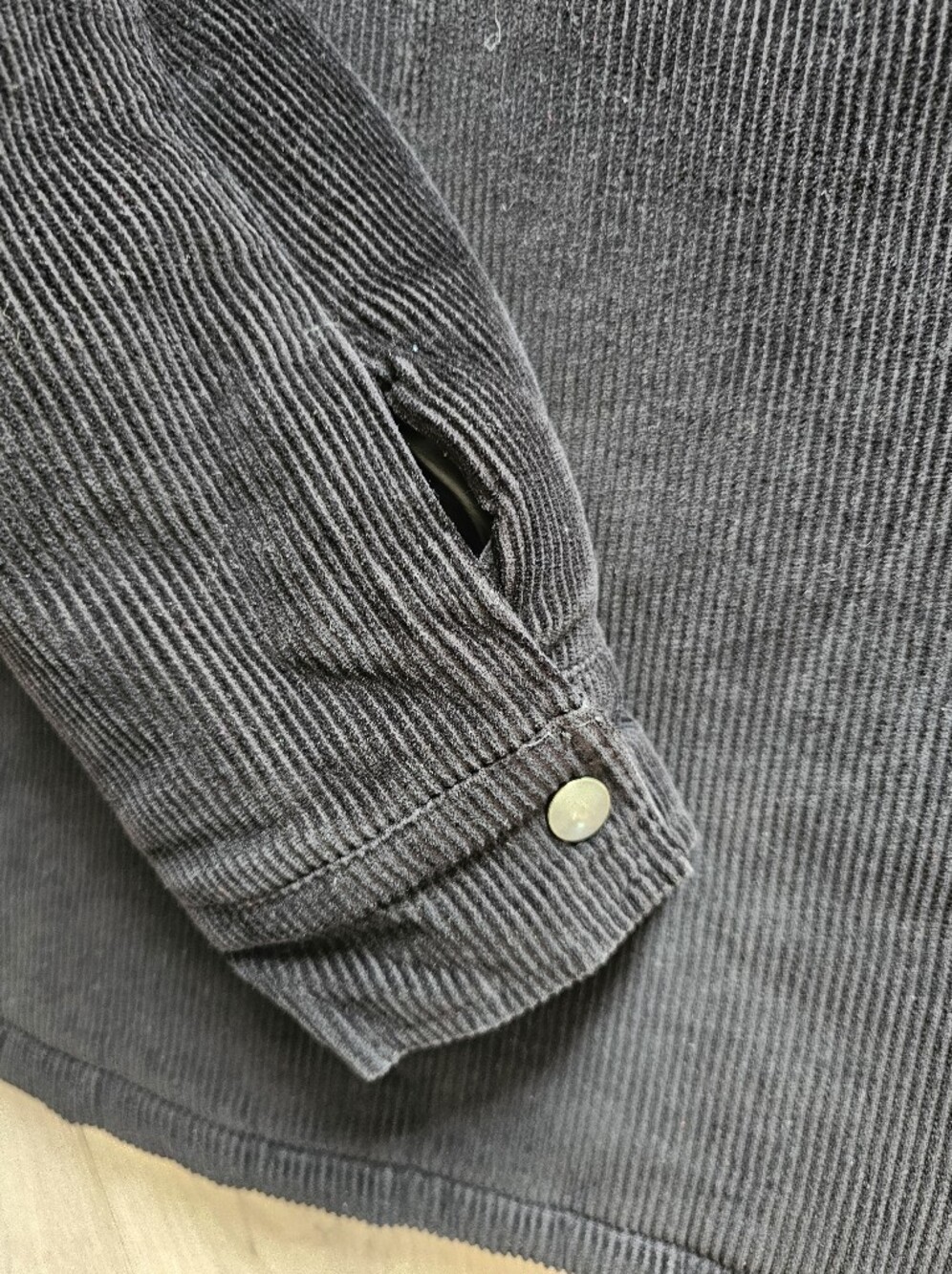 West 49 Corduroy Hooded Autumn Fall Jacket, Small - Picture 9 of 13